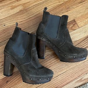 Madewell zowie platform boots in grey size 7 - Alexa Chung favorite